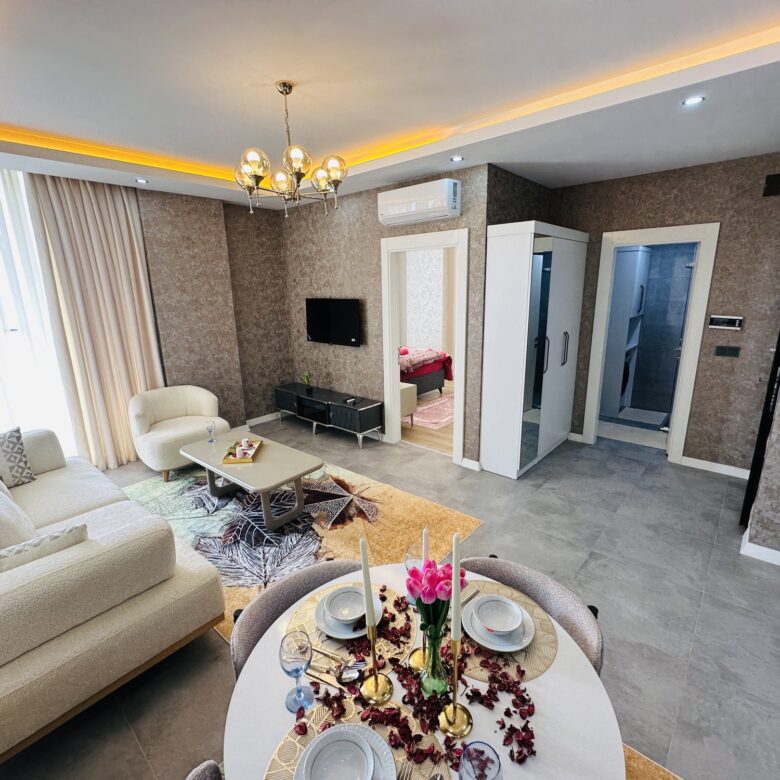 1+1 Apartment for Sale in KARGICAK, Alanya