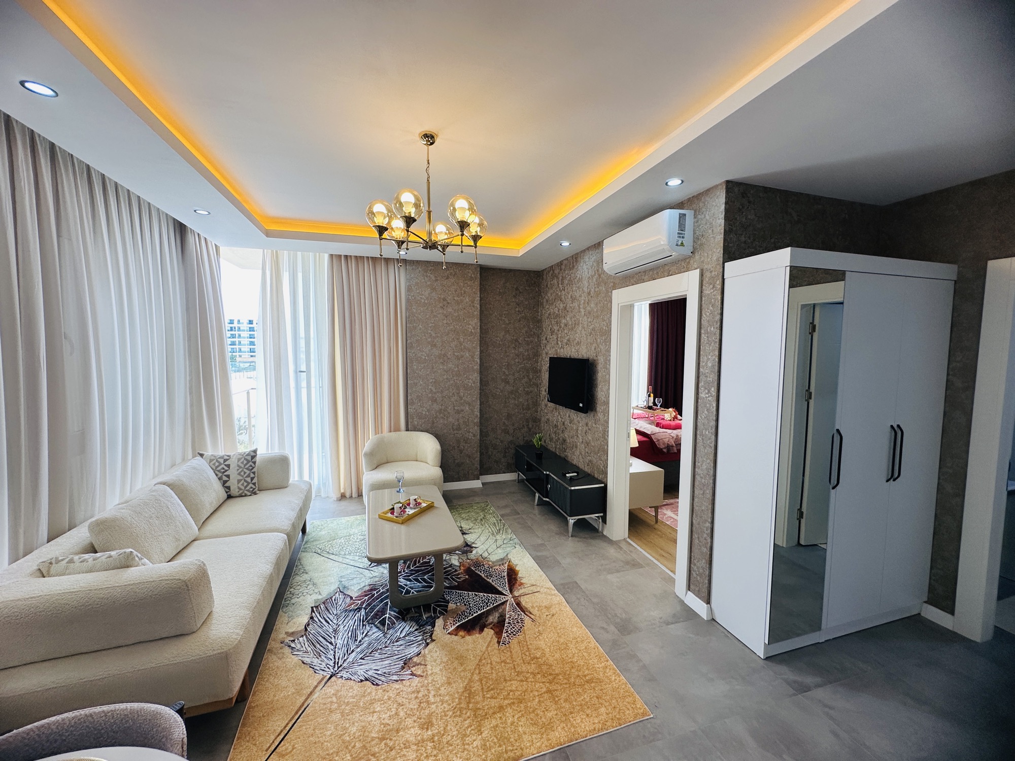 1+1 Apartment for Sale in KARGICAK, Alanya