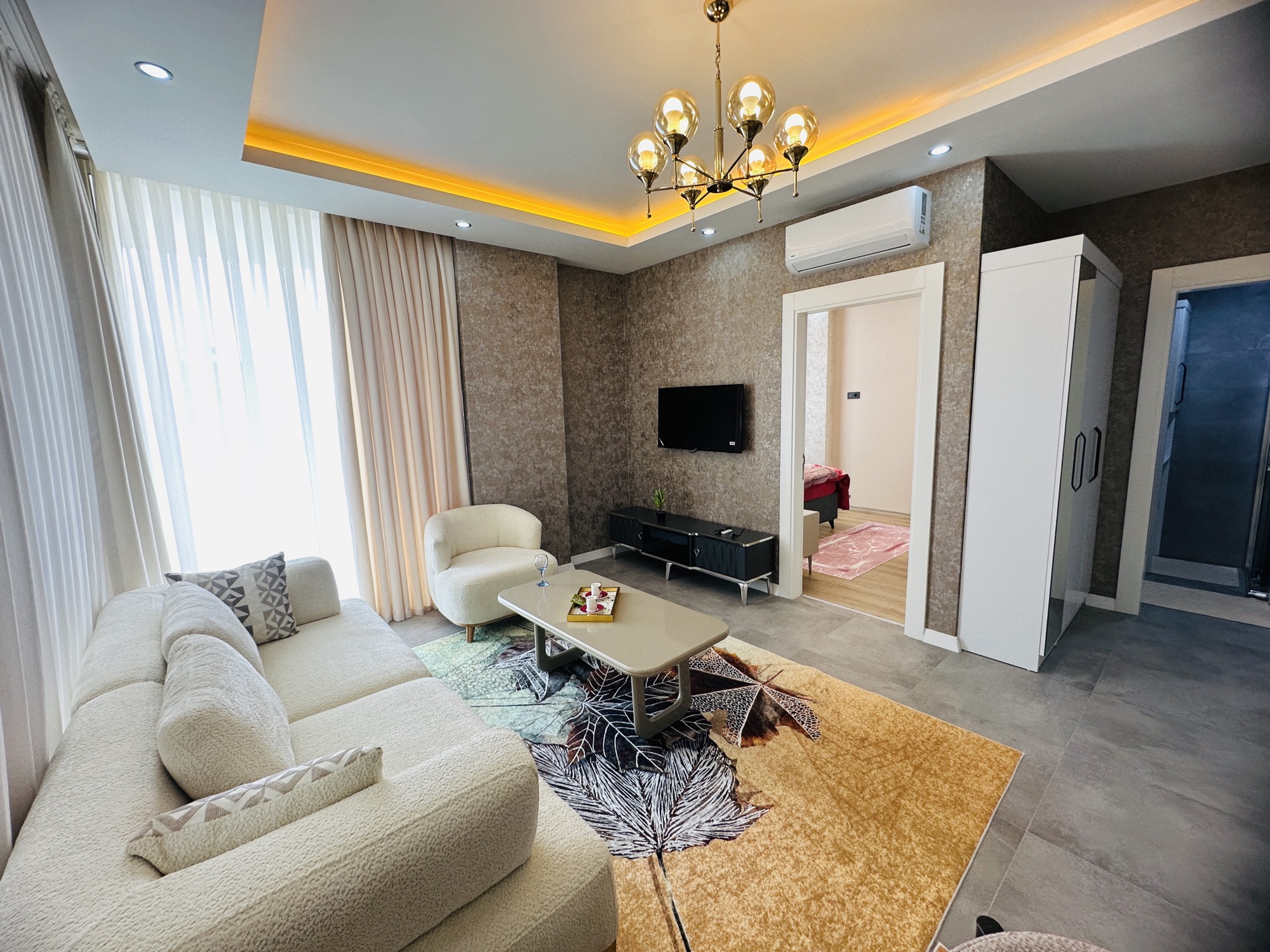 1+1 Apartment for Sale in KARGICAK, Alanya