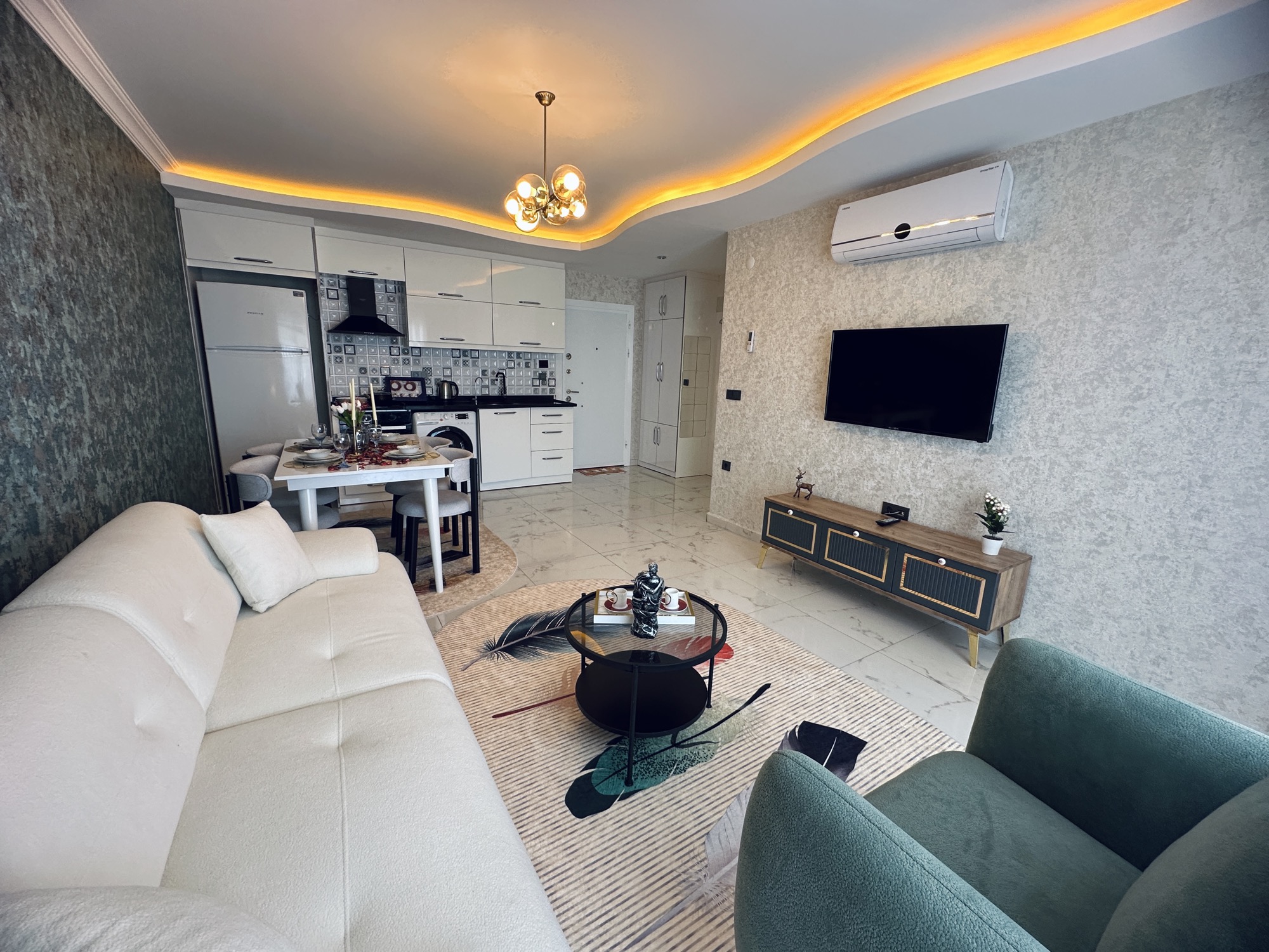 1+1 Apartment for Sale in MAHMUTLAR, Alanya