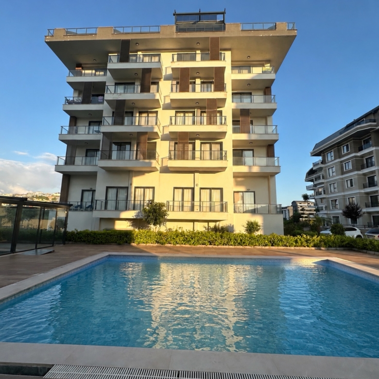 1+1 Apartment for Sale in KARGICAK, Alanya